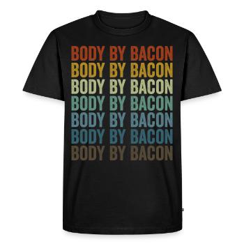 Corps de Bacon Bacon Lover Lover - T-shirt Premium bio Homme - noir - Devant - Nico (187cm)