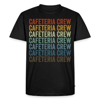 Cafeteria Crew Lunch Lady - Men's Premium Organic T-Shirt - black - Front - Nico (187cm)