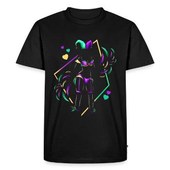 Femmes Bouffon Costume pour Mardi Grad - T-shirt Premium bio Homme - noir - Devant - Nico (187cm)