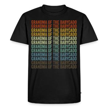 Grand-mère du Babycado Grand-mère avocat - T-shirt Premium bio Homme - noir - Devant - Nico (187cm)