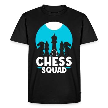 Chess Group Team Lovers Chess Player Chess - Men's Premium Organic T-Shirt - black - Front - Nico (187cm)