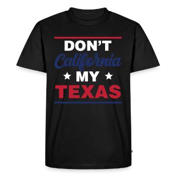 California Texas Dictons fiers Texan Texan - T-shirt Premium bio Homme - noir - Devant - Nico (187cm)