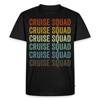 Cruise Squad Cruise Holiday Cruise Kreu - Men's Premium Organic T-Shirt - black - Front - Nico (187cm)