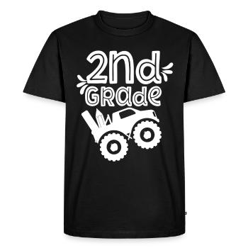 Second Class Students School Second Grade Teachers - Men's Premium Organic T-Shirt - black - Front - Nico (187cm)