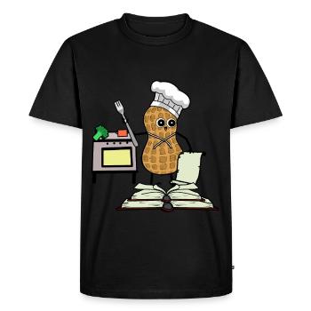 Peanut Cookbook Hobby Chef Cuisinière de cuisine - T-shirt Premium bio Homme - noir - Devant - Nico (187cm)