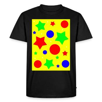 Motif esthétique Clowncore - T-shirt Premium bio Homme - noir - Devant - Nico (187cm)