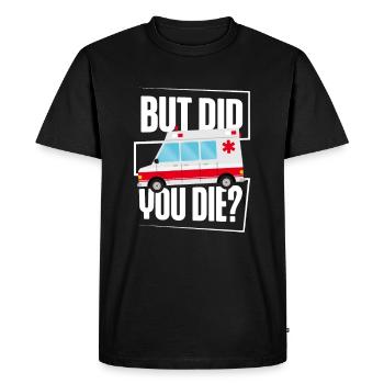 Ambulance Technician Paramedic Medical Emt - Men's Premium Organic T-Shirt - black - Front - Nico (187cm)