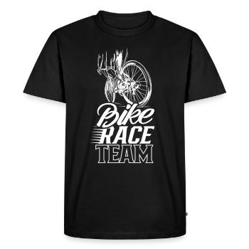 Cyclisme Équipe Course Cycliste Cycliste - T-shirt Premium bio Homme - noir - Devant - Nico (187cm)