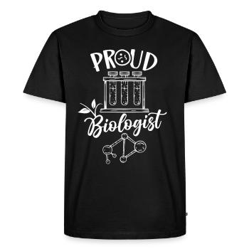 Proud Biologist Biologist Biology Biology Teacher - Men's Premium Organic T-Shirt - black - Front - Nico (187cm)