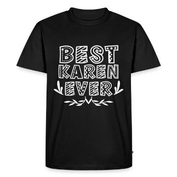 Le meilleur mème Karen jamais drôle Karens - T-shirt Premium bio Homme - noir - Devant - Nico (187cm)