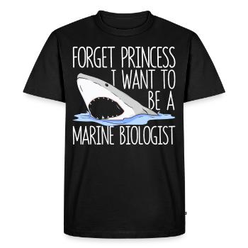 Drôle de biologiste marin Biologie marine - T-shirt Premium bio Homme - noir - Devant - Nico (187cm)