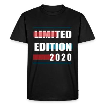 Édition limitée 2020 - T-shirt Premium bio Homme - noir - Devant - Nico (187cm)