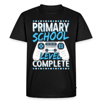 Last Day Of Primary School Graduation 2023 Gamer - Men's Premium Organic T-Shirt - black - Front - Nico (187cm)