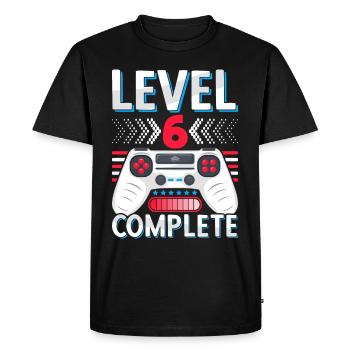 6e année terminée Realschule Gymnasium Gamer - T-shirt Premium bio Homme - noir - Devant - Nico (187cm)