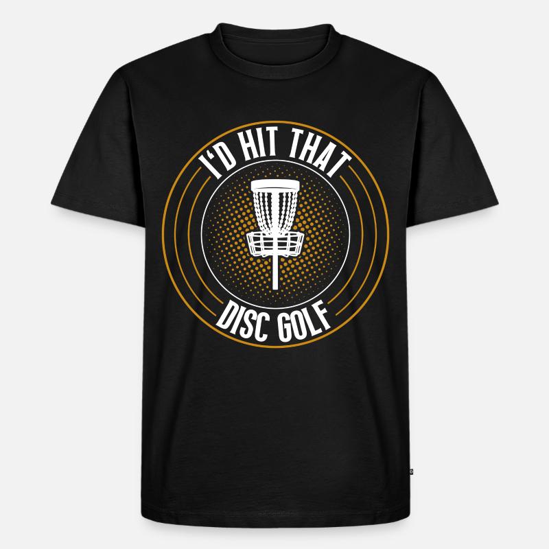 Discgolf Disc Golf - Männer Premium Bio T-Shirt - Schwarz