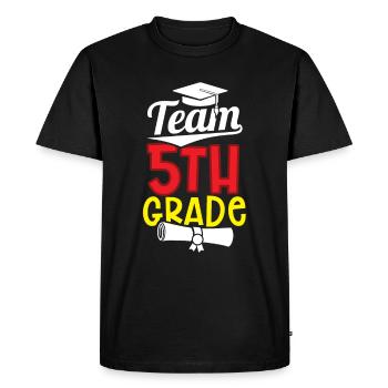 Équipe 5 classe école cinquième année cinquième année - T-shirt Premium bio Homme - noir - Devant - Nico (187cm)