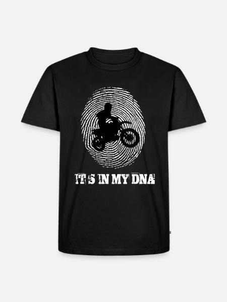 Motocross Its In My Dna - Men's Premium Organic T-Shirt - black