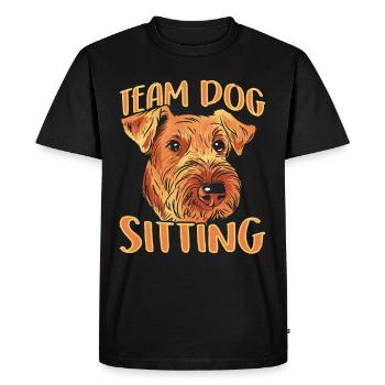 Team Dog Sitting Dog Dog Sitting Dog Sitter - Men's Premium Organic T-Shirt - black - Front - Nico (187cm)