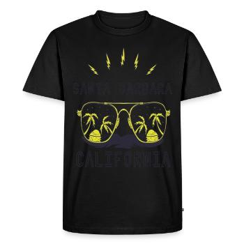 Lunettes de soleil California Santa Barbara Palms Stra - T-shirt Premium bio Homme - noir - Devant - Nico (187cm)