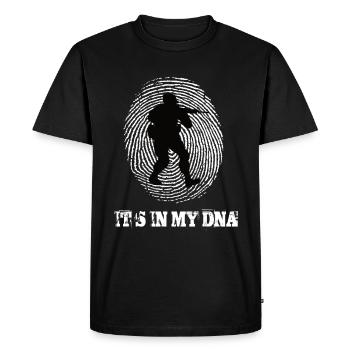 Soldat Its In My Dna - Men's Premium Organic T-Shirt - black - Front - Nico (187cm)