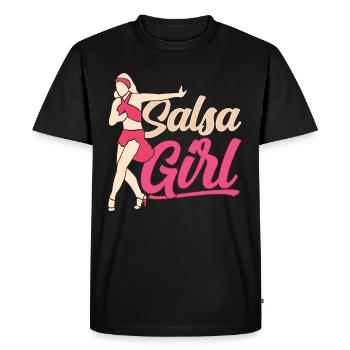 Salsa Girl Mama Mama Hobby Dance Danseuse Danser - T-shirt Premium bio Homme - noir - Devant - Nico (187cm)