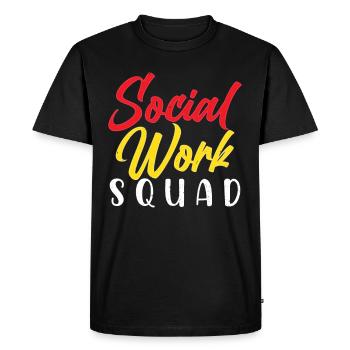 Social Work Team Social Work Social Workers - Men's Premium Organic T-Shirt - black - Front - Nico (187cm)