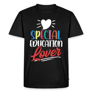 Special Education Lovers Special Education Teachers - Men's Premium Organic T-Shirt - black - Front - Nico (187cm)