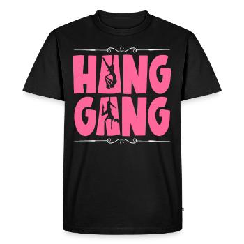 Aerial Silk / Aerial Yoga / Aerial Acrobatics Designs - Men's Premium Organic T-Shirt - black - Front - Nico (187cm)