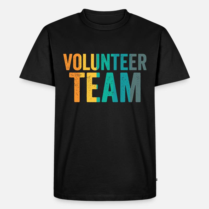 Freiwilligen Team Freiwillig Beruf Freiwilliger - Männer Premium Bio T-Shirt - Schwarz