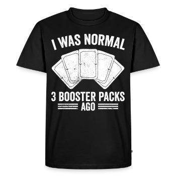 Funny Trading Card Game TCG - Men's Premium Organic T-Shirt - black - Front - Nico (187cm)