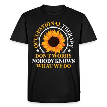 Occupational Therapy Job Occupational Therapist - Men's Premium Organic T-Shirt - black - Front - Nico (187cm)