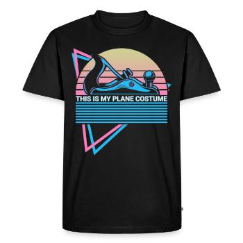 Drôle de charpentier Rétro Menuiserie - T-shirt Premium bio Homme - noir - Devant - Nico (187cm)