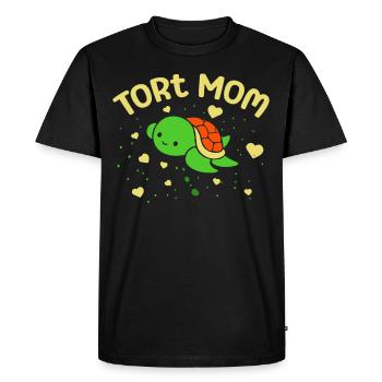 Tort Maman Tort Mer - T-shirt Premium bio Homme - noir - Devant - Nico (187cm)