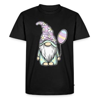 Pâques de Gnome Gnome - T-shirt Premium bio Homme - noir - Devant - Nico (187cm)