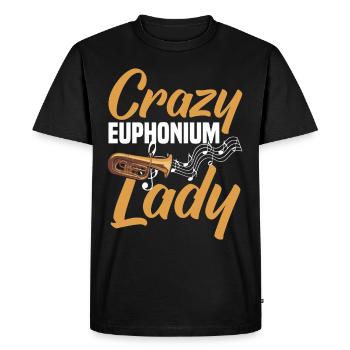 Euphonium Euphonium Joueur de cuivres Euphoniste - T-shirt Premium bio Homme - noir - Devant - Nico (187cm)