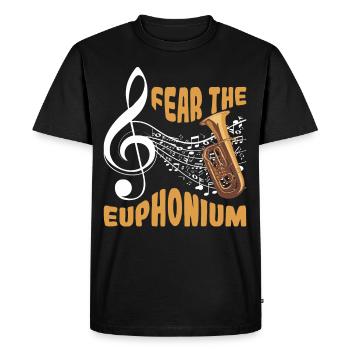 Euphonium Euphonium Player Brass Euphonist - Men's Premium Organic T-Shirt - black - Front - Nico (187cm)