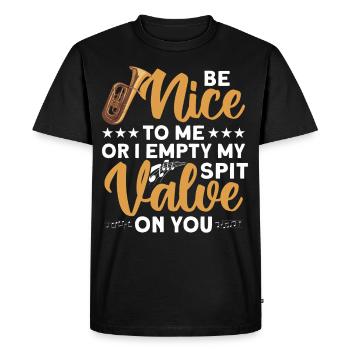 Euphonium Euphonium Player Brass Euphonist Euphonist - Men's Premium Organic T-Shirt - black - Front - Nico (187cm)