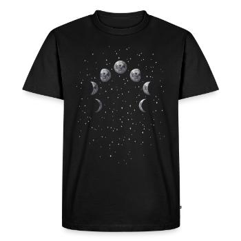 Lunar Eclipse Astronomy Telescope - Men's Premium Organic T-Shirt - black - Front - Nico (187cm)
