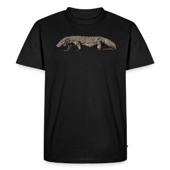 Komodo dragon I Komodo dragon motif for reptiles - Men's Premium Organic T-Shirt - black - Front - Nico (187cm)