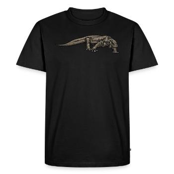 Komodo dragon I Komodo dragon motif for reptiles - Men's Premium Organic T-Shirt - black - Front - Nico (187cm)
