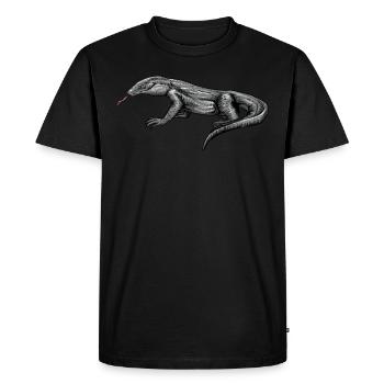 Komodo dragon I Komodo dragon motif for reptiles - Men's Premium Organic T-Shirt - black - Front - Nico (187cm)