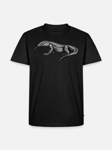 Komodo dragon I Komodo dragon motif for reptiles - Men's Premium Organic T-Shirt - black
