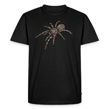 Tarentule I Tarantula Terrarium motif pour - T-shirt Premium bio Homme - noir - Devant - Nico (187cm)