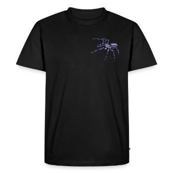Tarentule I Tarantula Terrarium motif pour - T-shirt Premium bio Homme - noir - Devant - Nico (187cm)