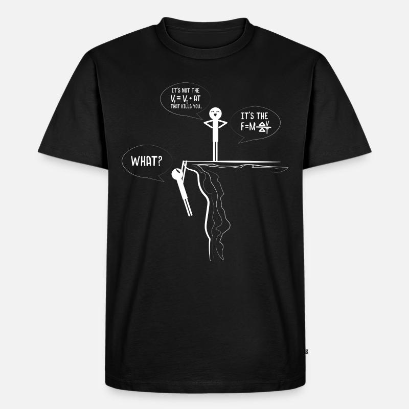 Quantenphysik Kraft - Männer Premium Bio T-Shirt - Schwarz