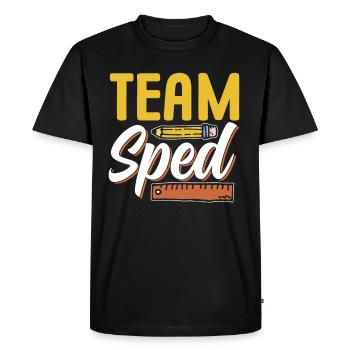Team Special Education Special Education Profession Teacher - Men's Premium Organic T-Shirt - black - Front - Nico (187cm)