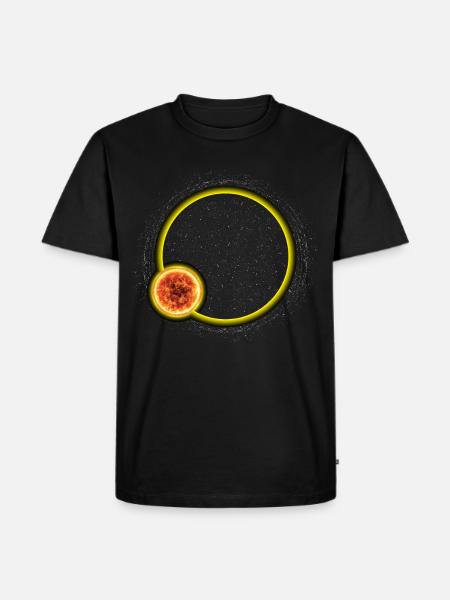 Lunar Eclipse Astronomy Astronomer - Men's Premium Organic T-Shirt - black