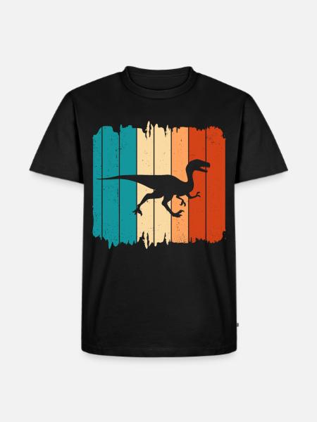 Velociraptor Dino Dinosaurs - Men's Premium Organic T-Shirt - black