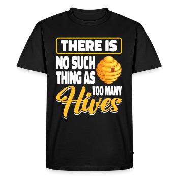 beekeeper beekeeper bees honey bee beekeeping - Men's Premium Organic T-Shirt - black - Front - Nico (187cm)