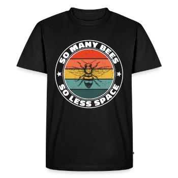 beekeeper beekeeper bees honey bee beekeeping - Men's Premium Organic T-Shirt - black - Front - Nico (187cm)